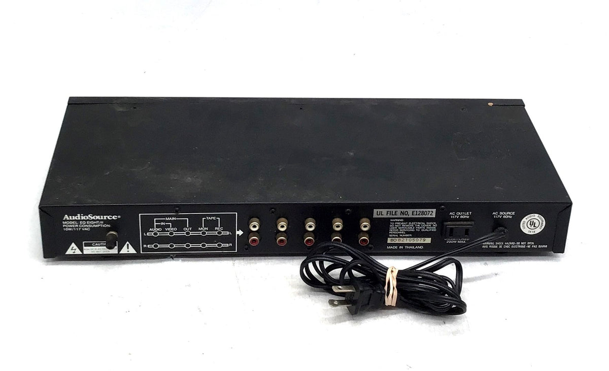 AudioSource EQ Eight/Series II Graphic Equalizer And Spectrum Analyzer