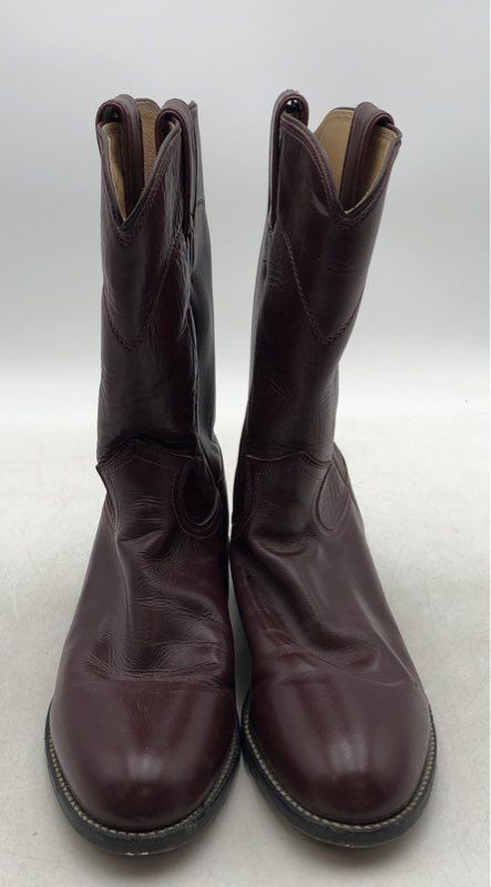 Justin Women&#39;s Roper 3068 Brown Mid-Calf Cowgirl Western Boots - 8.5 B