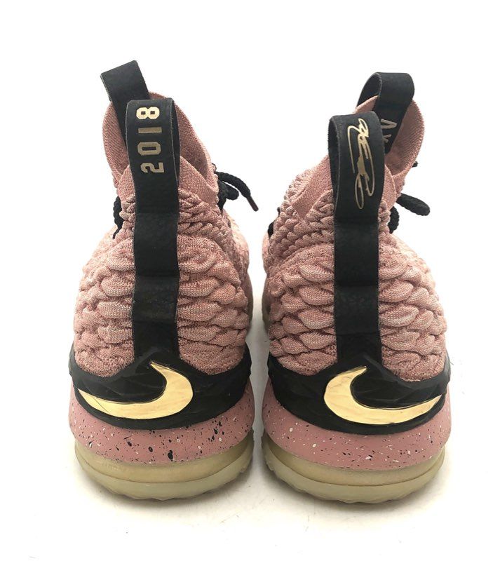 Nike LeBron 15 GS Rust Pink Hollywood All-Star Basketball Shoes Size 6Y