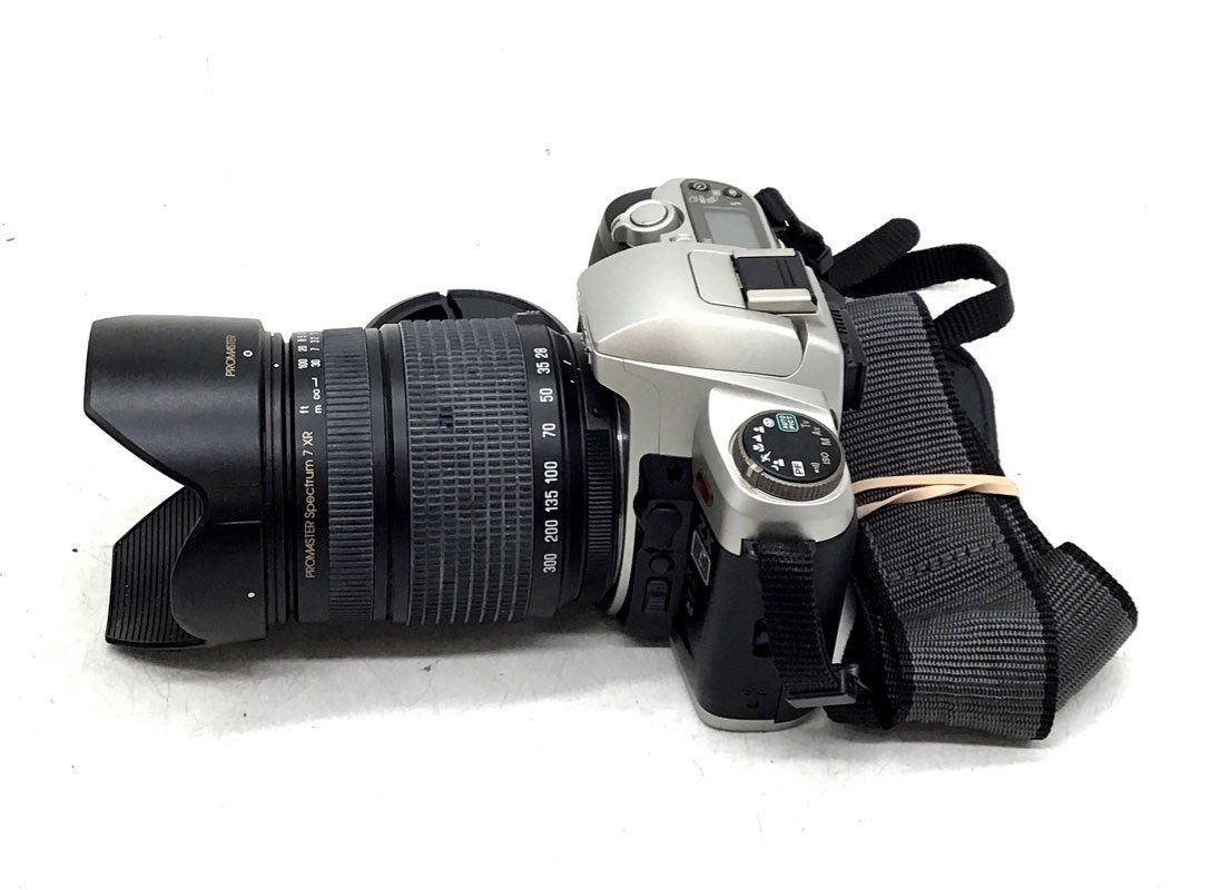 Pentax ZX-L 50 35mm SLR Film Camera With Case & Accessories