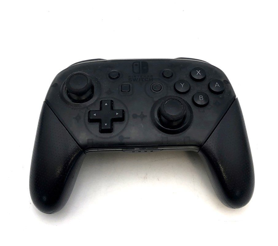 Nintendo Switch Pro Controller Black & Clear + 3 Joy-Con Grips OEM Lot