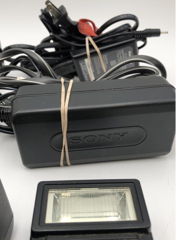 Vivitar Sunpak Camera Flash & Lens Lot 7 Pieces Panasonic Viewfinder Adapters