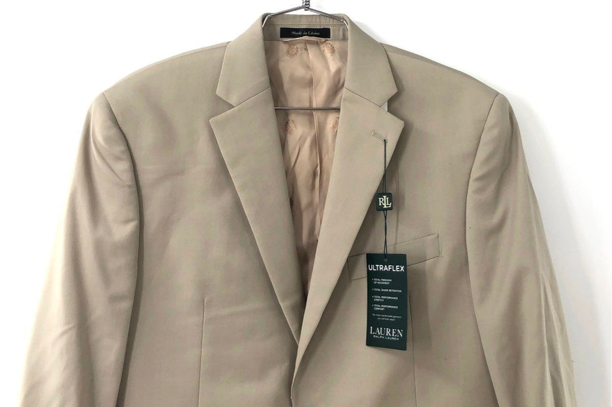 Lauren Ralph Lauren Men's Tan Lexington UltraFlex Blazer Jacket Sz 40S NWT