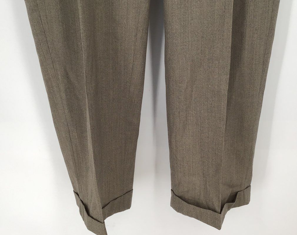 NWT Louis Raphael Men&#39;s Wheat Luxe Wool Straight Leg Dress Pants - Size 38X30