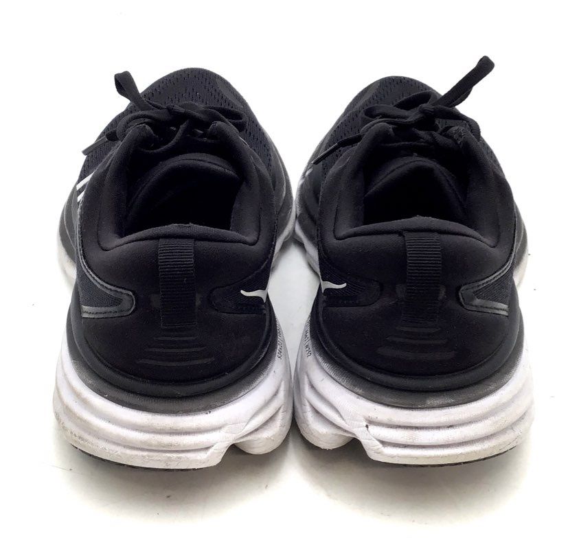 Hoka Bondi 8 Black White Women's Running Shoes Size 7B