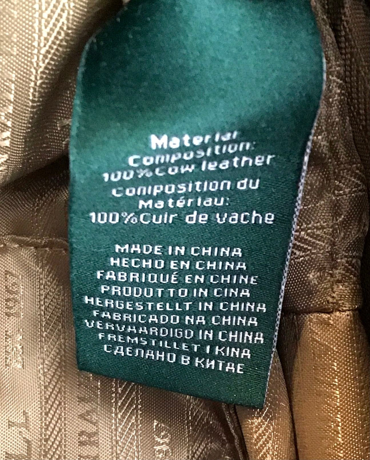 Lauren Ralph Lauren Black Leather Tote Bag