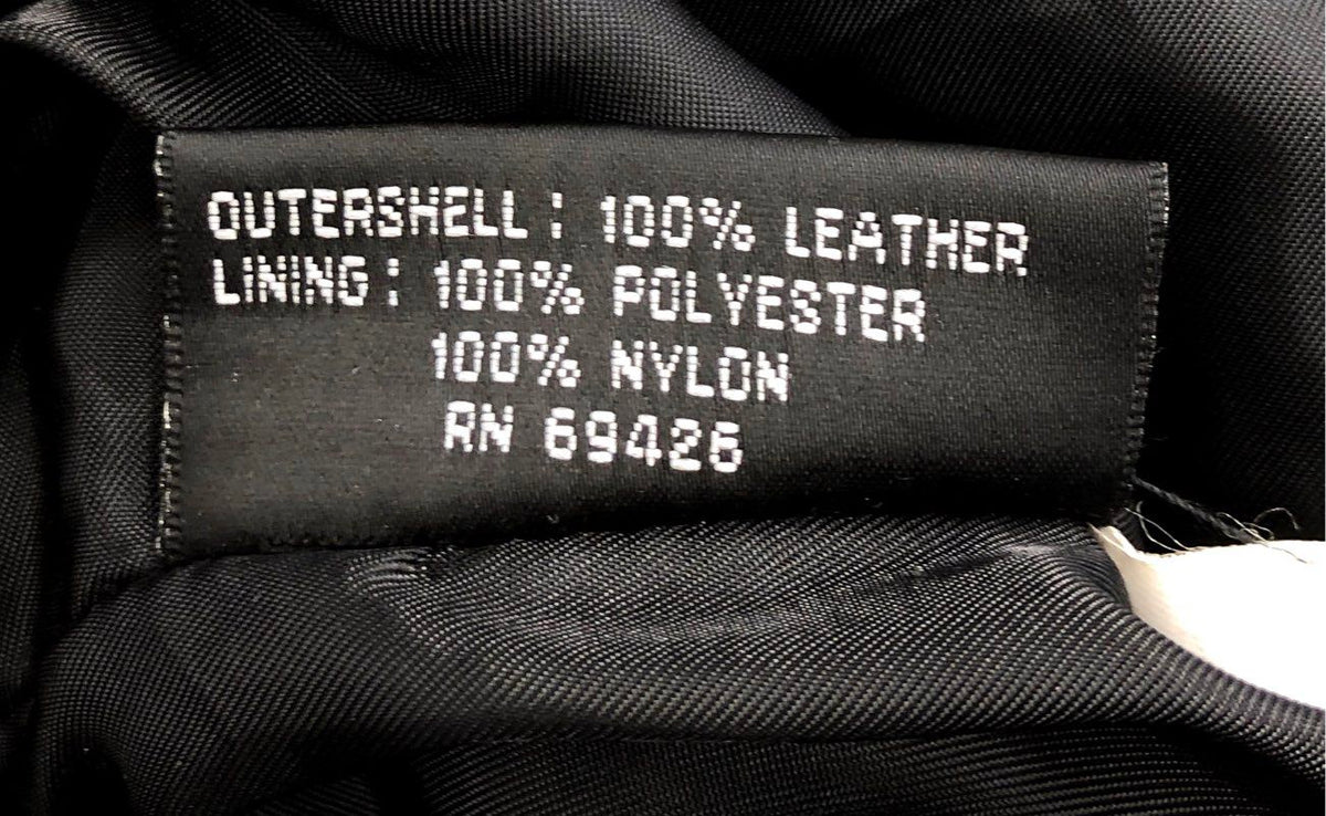 Vintage Y2K Wilsons Leather Maxima Women's Black Moto Jacket Full Zip Size M