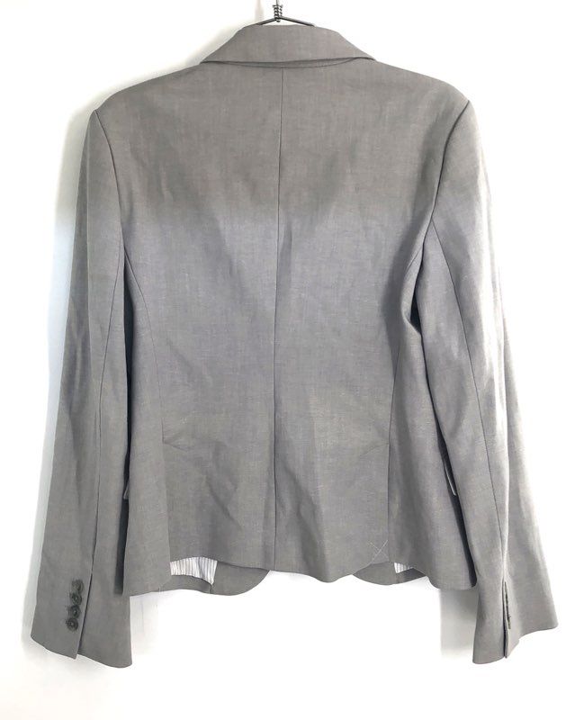 Express Women's Gray Studio Stretch Single Button Blazer Jacket Sz 12 NWT