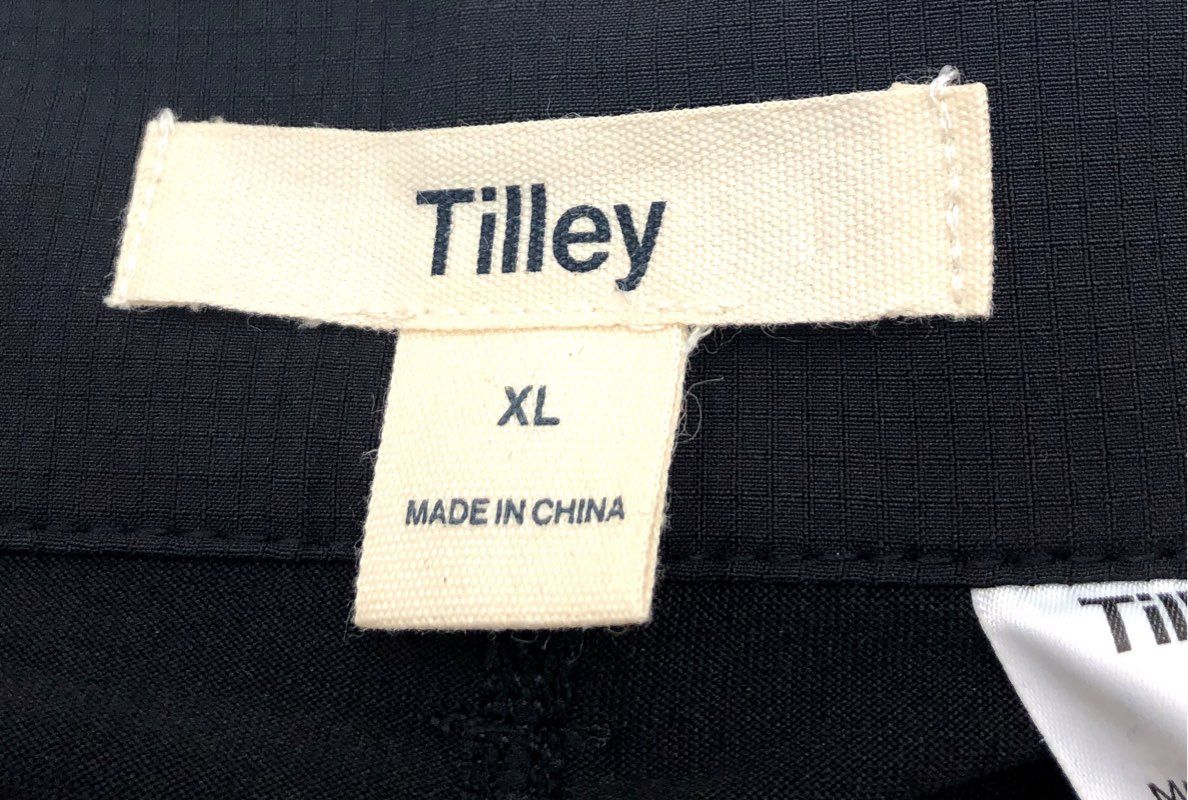Tilley Women's Black Trek Skort NWT Recycled Polyester Spandex Size XL