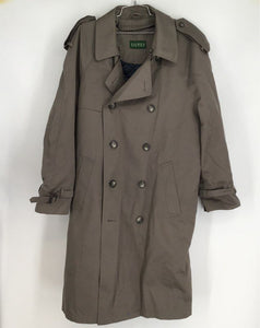 Lauren Ralph Lauren Women's Taupe Trench Coat - Size 42R