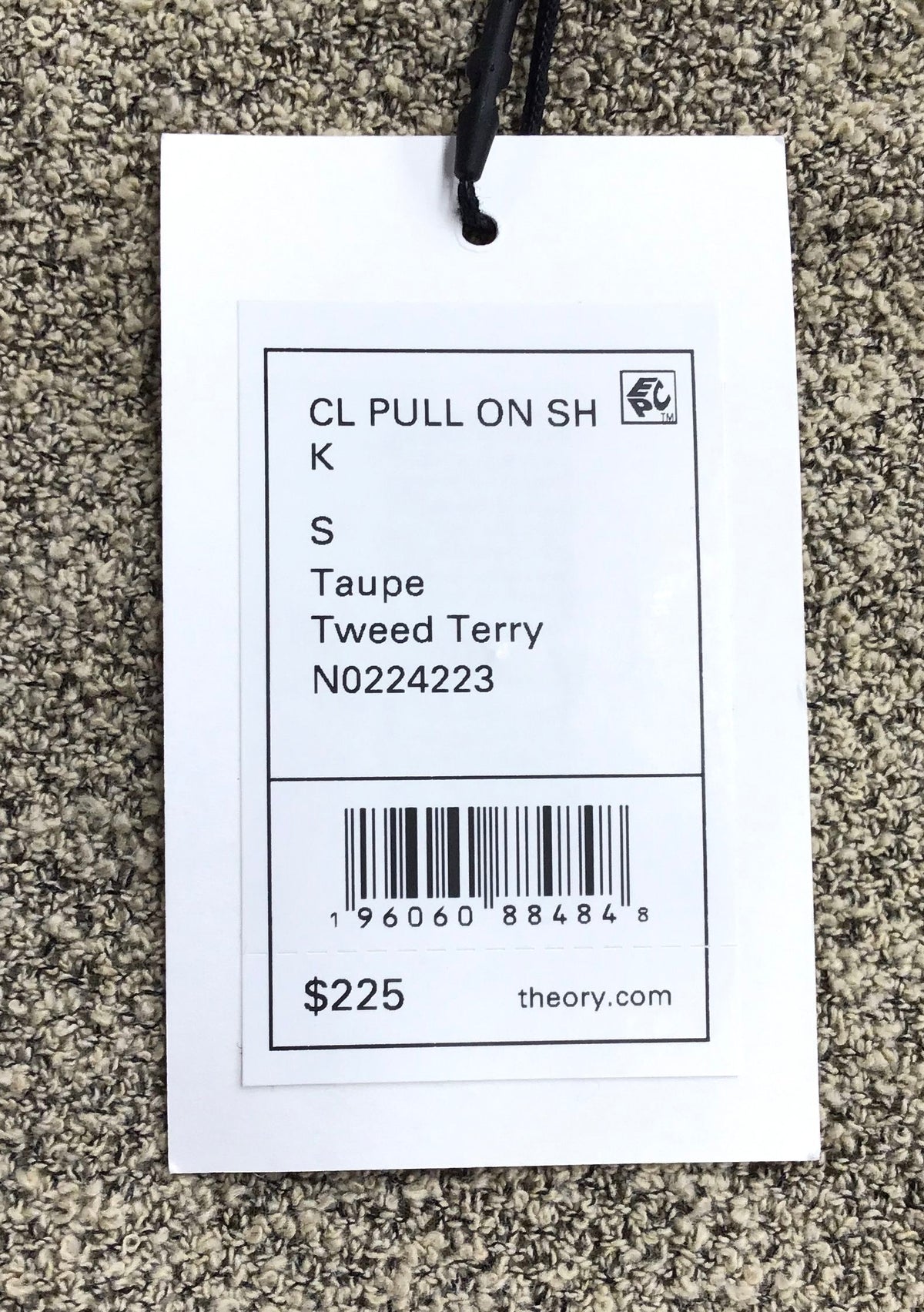 NWT Theory Women's Taupe Bermuda Shorts - Size S