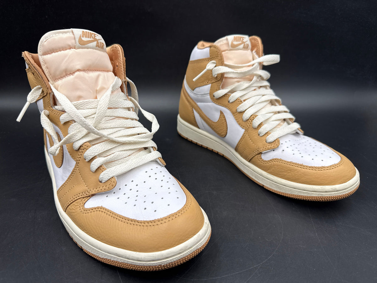 Nike Air Jordan 1 Retro High OG Praline Women's Sneakers Size 9.5 COA