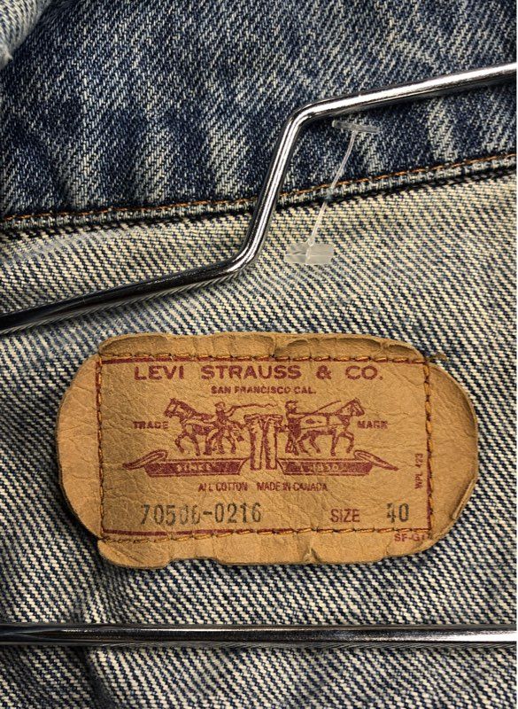 Levi's Men's Blue Denim Trucker Jacket - Size 40