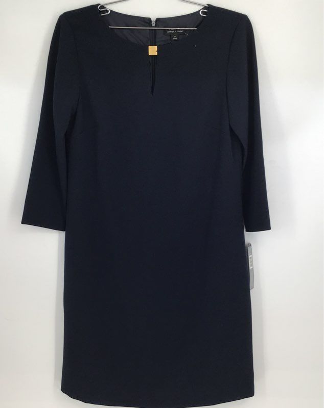 NWT Tahari Women&#39;s Dark Ink Shift Dress - Size 4