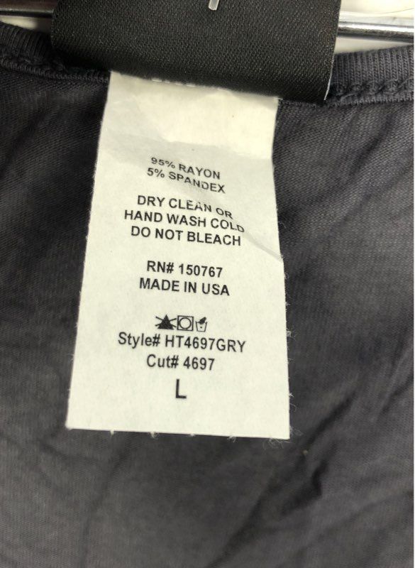 Harley-Davidson Spread Your Wings Freedom Machine Sleeveless Shirt Grey Sz L
