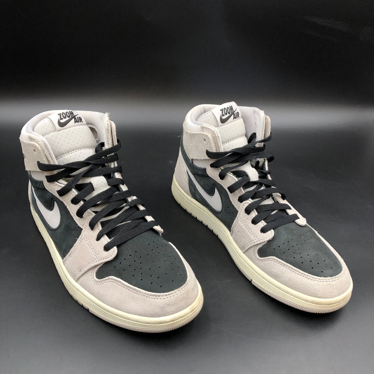Nike Air Jordan 1 High Zoom CMFT 2 Light Iron Ore Women's Size 10 COA