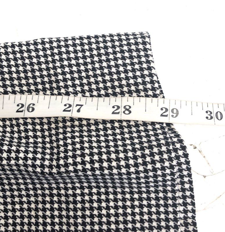 Talbots Women's Hampshire Ankle Pants Black White Houndstooth Plus Sz 14W NWT