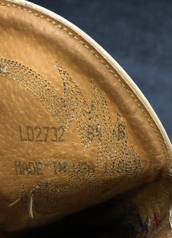 Laredo Lucretia LD2732 Brown Leather USA Made Western Cowboy Boots Size 10B