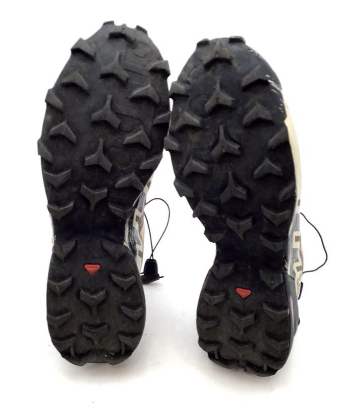 Salomon Speedcross 6 Tan Black Men's Trail Running Shoes Size 10