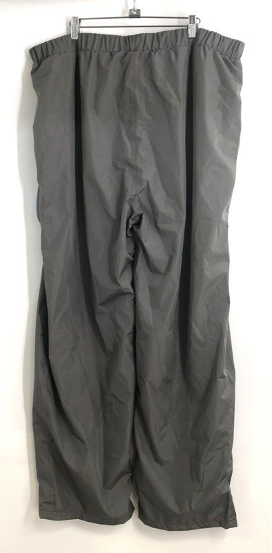 Onyx Men's Gray Essentials Waterproof Windproof Mesh Lined Rain Pants NWT Sz 3XL