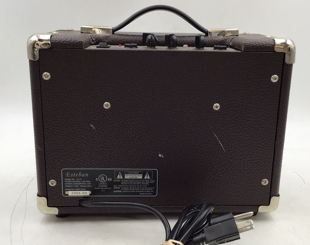 Esteban CA-8 Brown 12 Watt Portable Electric Guitar Amplifier