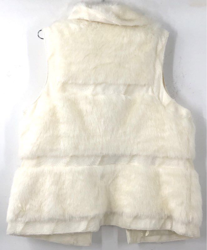 Rachel Zoe Women's White Fur Vest - Size L