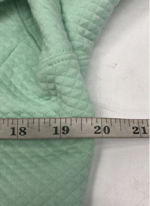 EP Pro Women's Mint Green Quilted Full Zip Golf Mock Neck Jacket Sz M