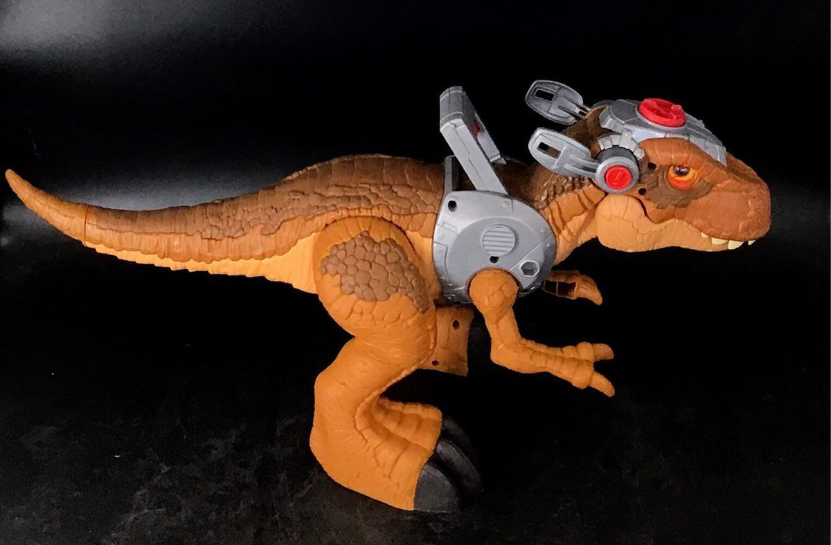 Brown Robot Armor Dinosaur Action Figure