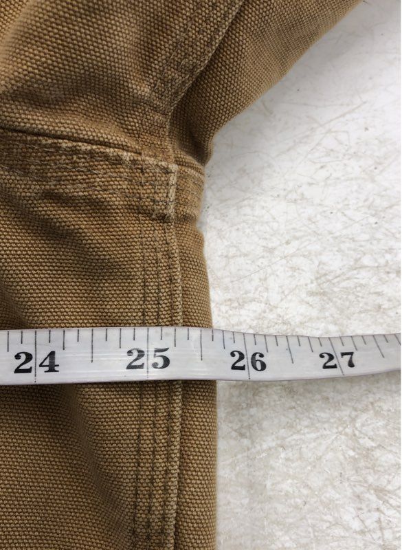 Vintage Carhartt Men's Brown Hooded Bomber Jacket - Size L