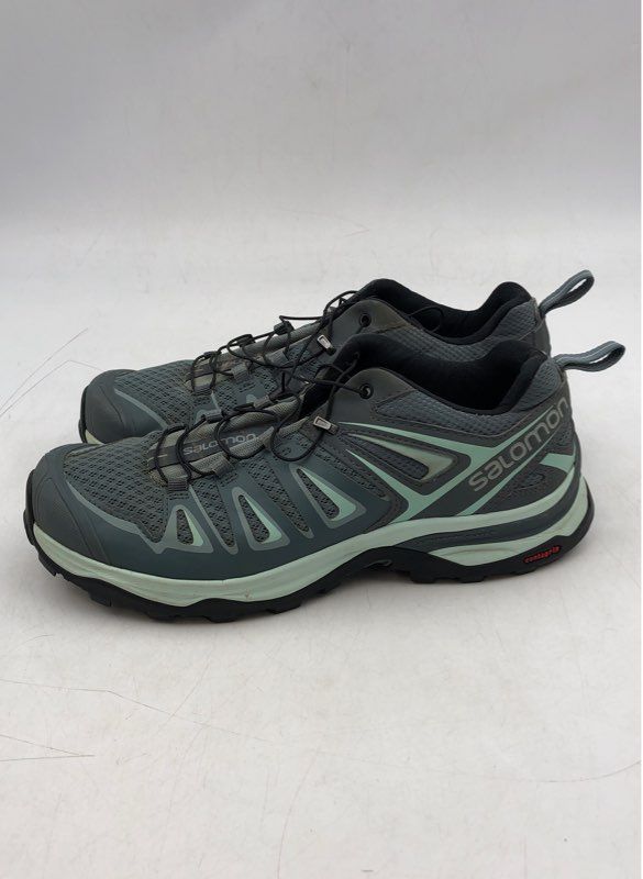 Salomon Women&#39;s X Ultra 401669 Gray Lace-Up Low-Top Athletic Shoes - Size 7.5