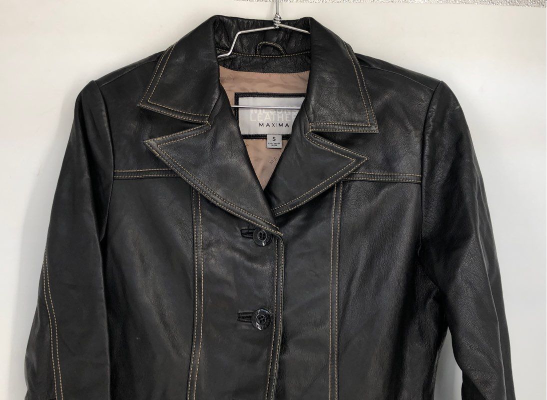 Wilsons Leather Maxima Women's Black Jacket - Size S