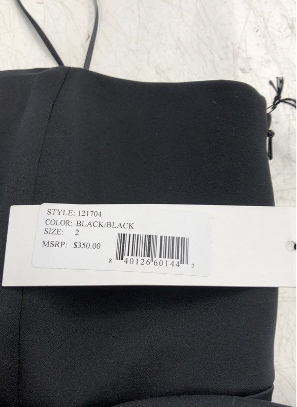 NWT Jay Godfrey Women's Black One-Piece Jumpsuit - Size 2