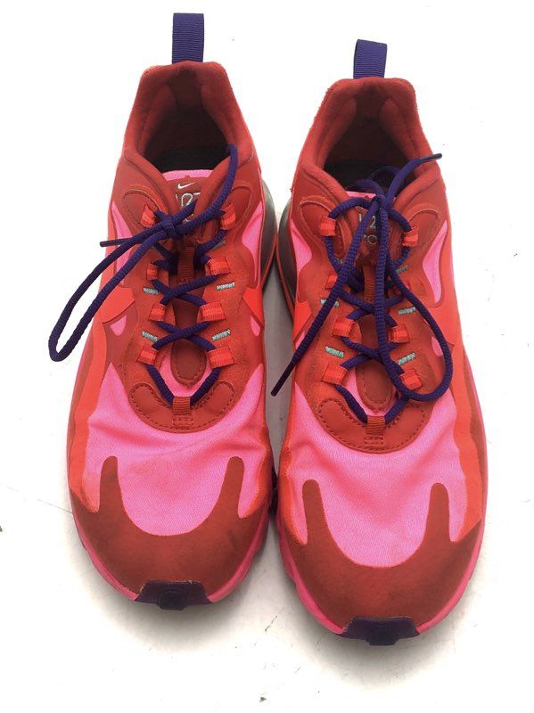 Nike Air Max 270 React Hyper Pink University Red Women's Sneakers Size 9
