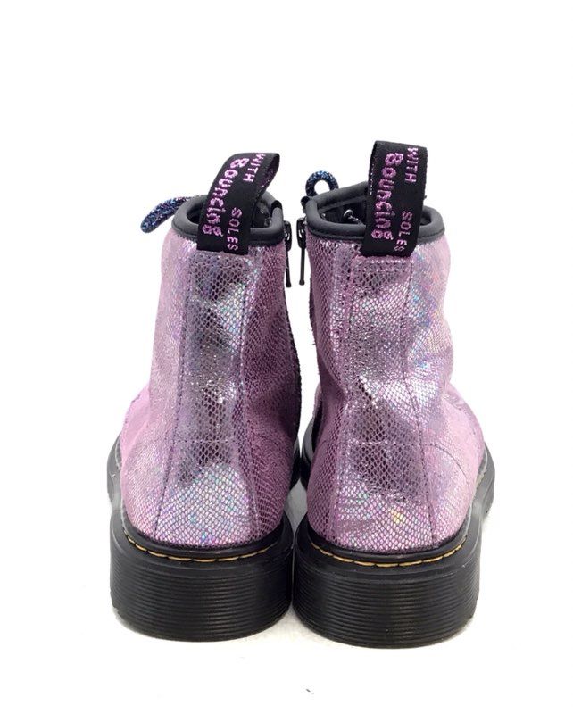 Dr. Martens Women&#39;s Pink Ankle Combat Boots - Size 5