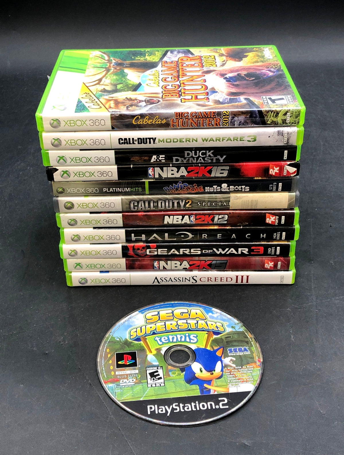 Halo Reach Gears of War 12 Game Lot Xbox 360 PlayStation 2 PS2