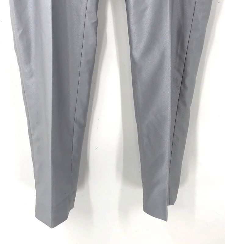 NWT Egara Men's Gray Flat-Front Pockets Straight Leg Dress Pants - Size 38X32