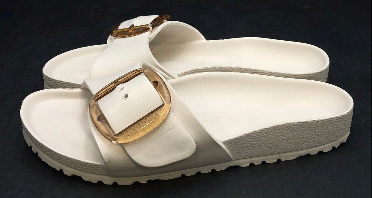 Birkenstock Arizona Big Buckle EVA White Sandals Size EU 41 / US L10 M8