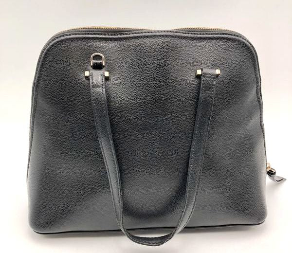Kate Spade Black Leather 'Leila' Satchel Bag (+COA)