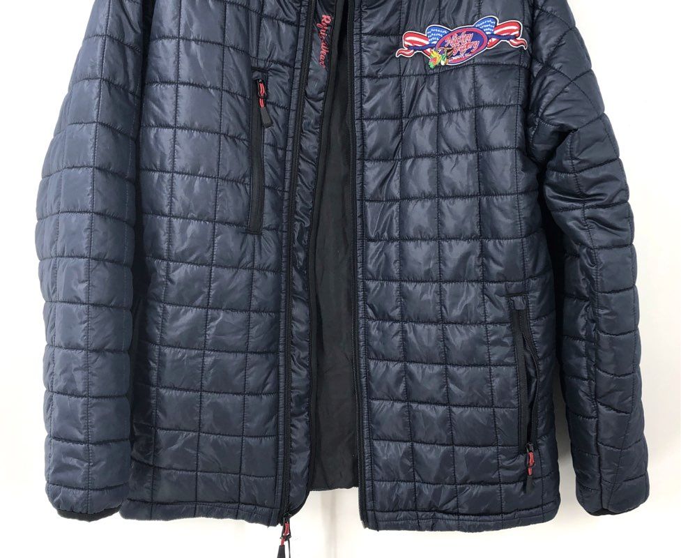 Refrigiwear Men's Navy Blue Puffer Jacket - Size M