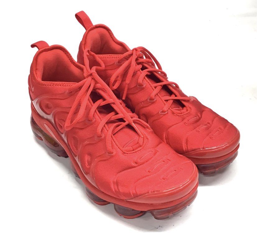 Nike Air VaporMax Plus Triple University Red Sneakers Men's Size 8.5