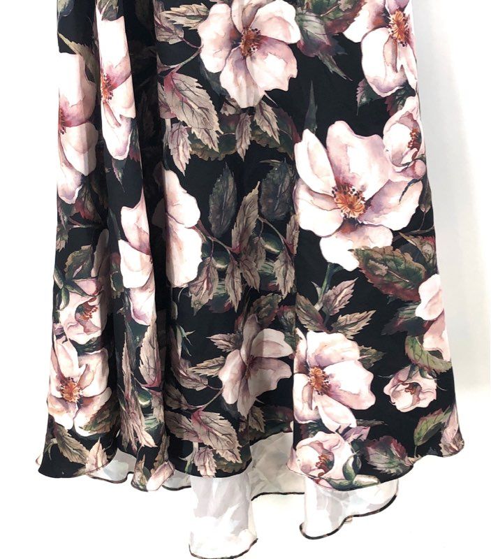 NWT Pink Paparatzi Couture Women's Black Maxi Dress - Size M