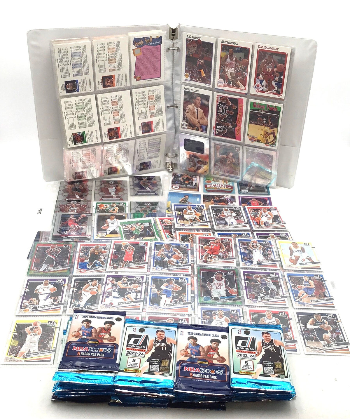 Lot Of Panini Football, Basketball NBA Cards. Medium Box, Unsorted