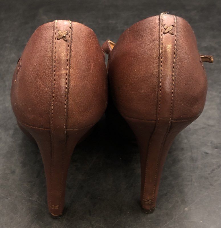 Frye Women's Brown Mary Jane Heel - Size 10M