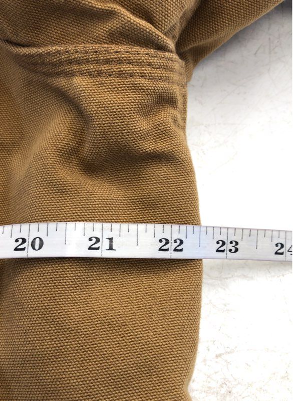 Carhartt C01 Brown Duck Chore Coat Jacket Vintage USA Made Lined Men's 40