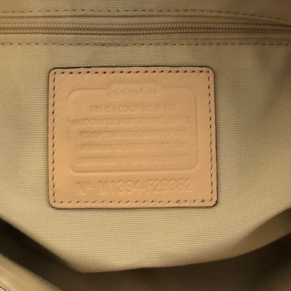 Coach F29362 'Peyton' Pink Leather Carryall Shoulder Bag w/ Gold Accents (+COA)