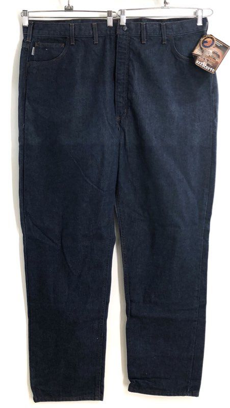 Carhartt Men's FRB150 Flame Resistant Relaxed Fit Jeans Made in USA NWT 46x36