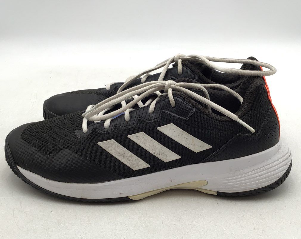 Adidas Men&#39;s Gamecourt 2.0 HQ8478 Black Athletic Shoes - Size 9.5