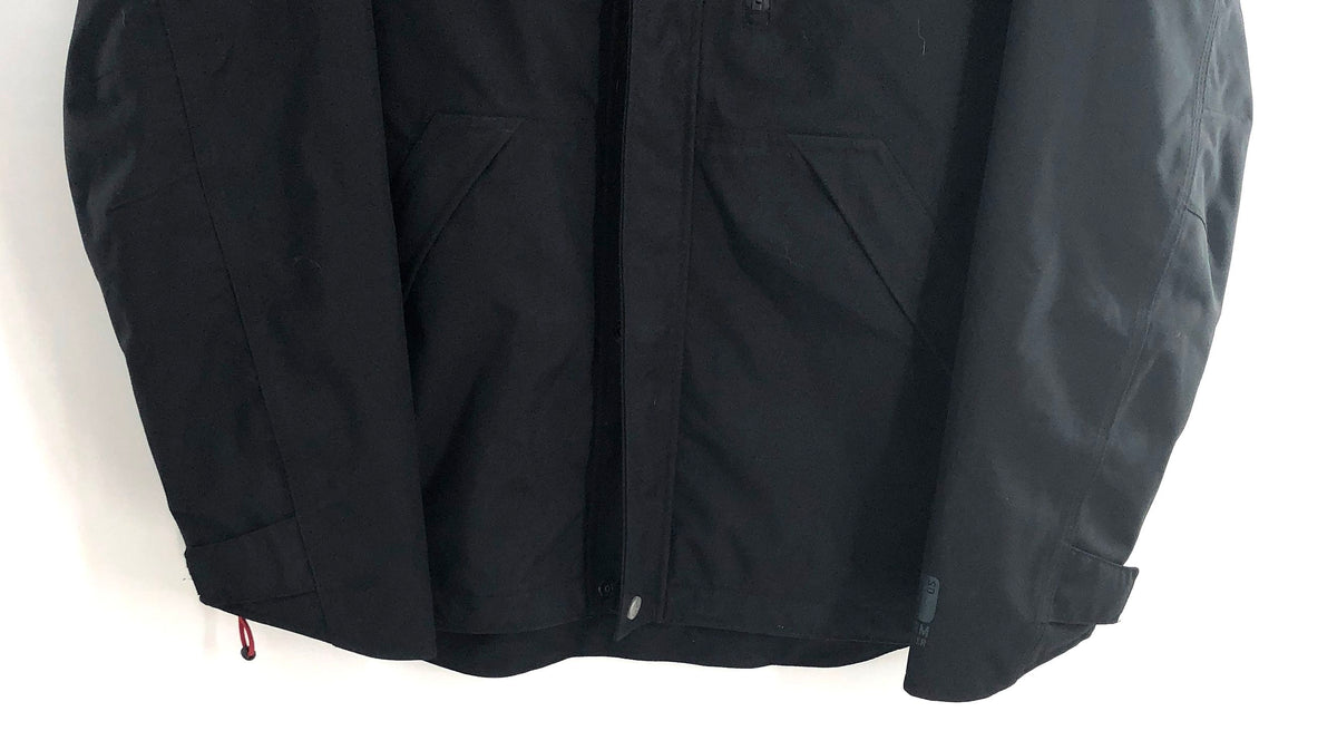 Carhartt Men's Black J162 Shoreline Waterproof Hooded Work Jacket Logo Sz M