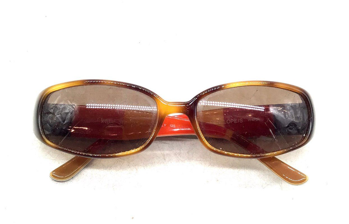 Kate Spade New York Penelope/S Multicolor Tortoise Oval Sunglasses W/Case