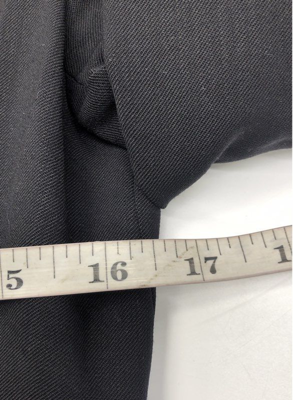 Basiques Women's Black Single Button Notched Lapel Blazer Jacket Size 1